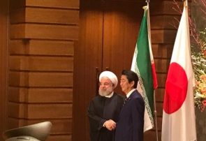 استقبال رسمی نخست وزیر ژاپن از رییس‌جمهوری ایران