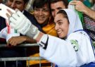 کیمیا علیزاده با پرچم کشور دیگری مسابقه می‌دهد