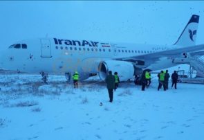 فیلم| جزئیات انحراف هواپیما از مسیر اصلی در فرودگاه کرمانشاه
