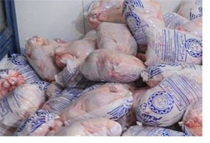 ۲۱۹ تن مرغ منجمد در گیلان توزیع شد