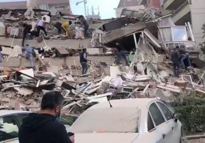 هلال ‌احمر ترکیه: زلزله‌ی ازمیر در سطح حوادث ملی است