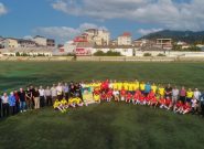 دیدار دوستانه پیش‌کسوتان فوتبال در لاهیجان
